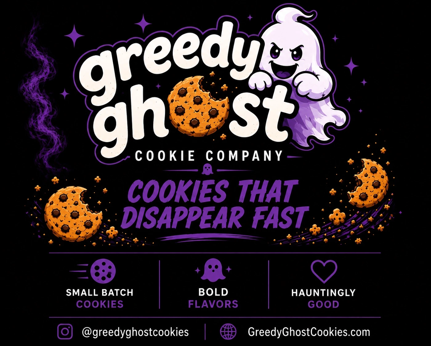 Greedy Ghost Cookie Company artwork